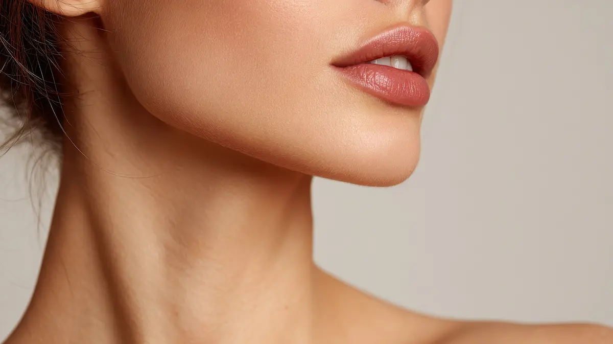 Natural lip blush result showing soft colour and subtle definition
