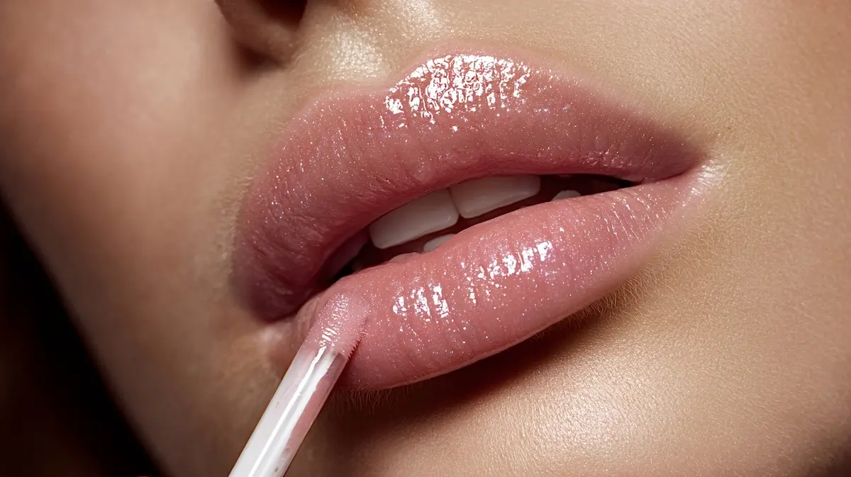 Natural lip definition achieved with subtle lip blush treatment
